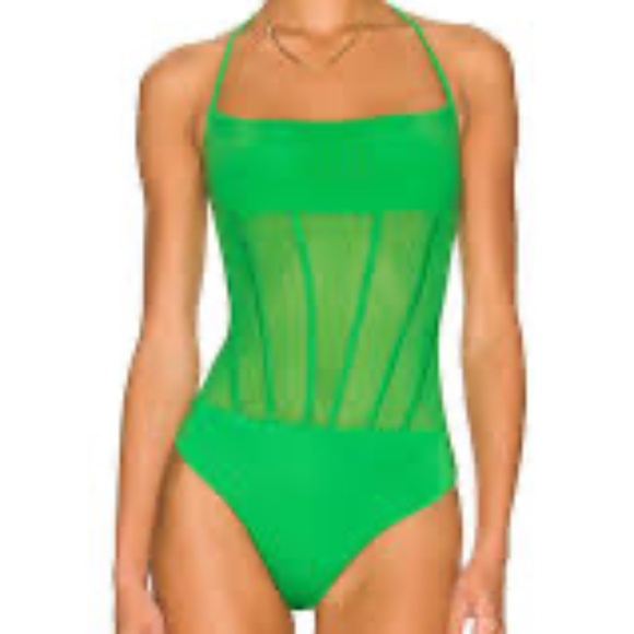 MAJORELLE Tops - Majorelle Marilyn Bodysuit green Small